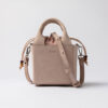 BOLSO CUBO DE GAMUZA ROSA