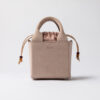 BOLSO CUBO DE GAMUZA ROSA