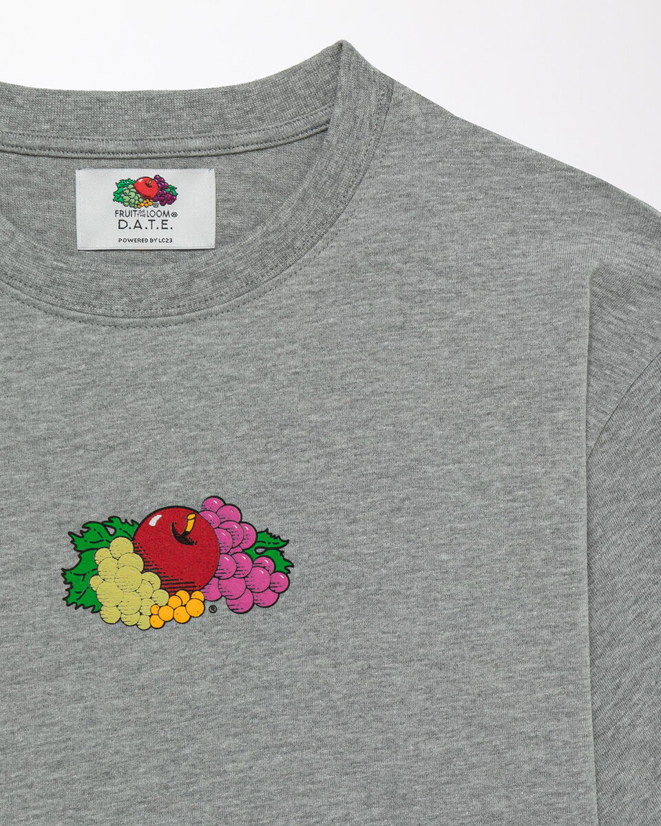 CAMISETA FRUIT GRIS