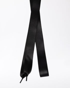 CORDONES DE SATÉN NEGROS