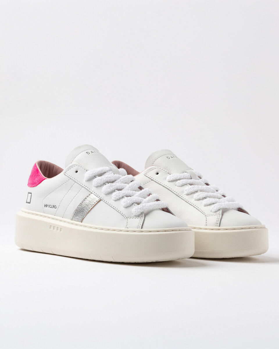 Hill Low PLATAFORMA COLOR BLANCO-FUCsia