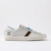 Hill Low Vintage Calf White-Turquoise