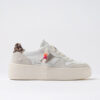 PLATAFORMA COURT DE BECERRO VINTAGE BLANCO-LEOPARDO