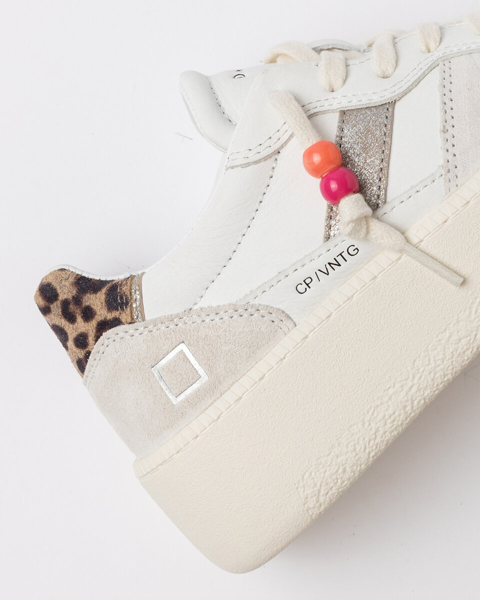 PLATAFORMA COURT DE BECERRO VINTAGE BLANCO-LEOPARDO