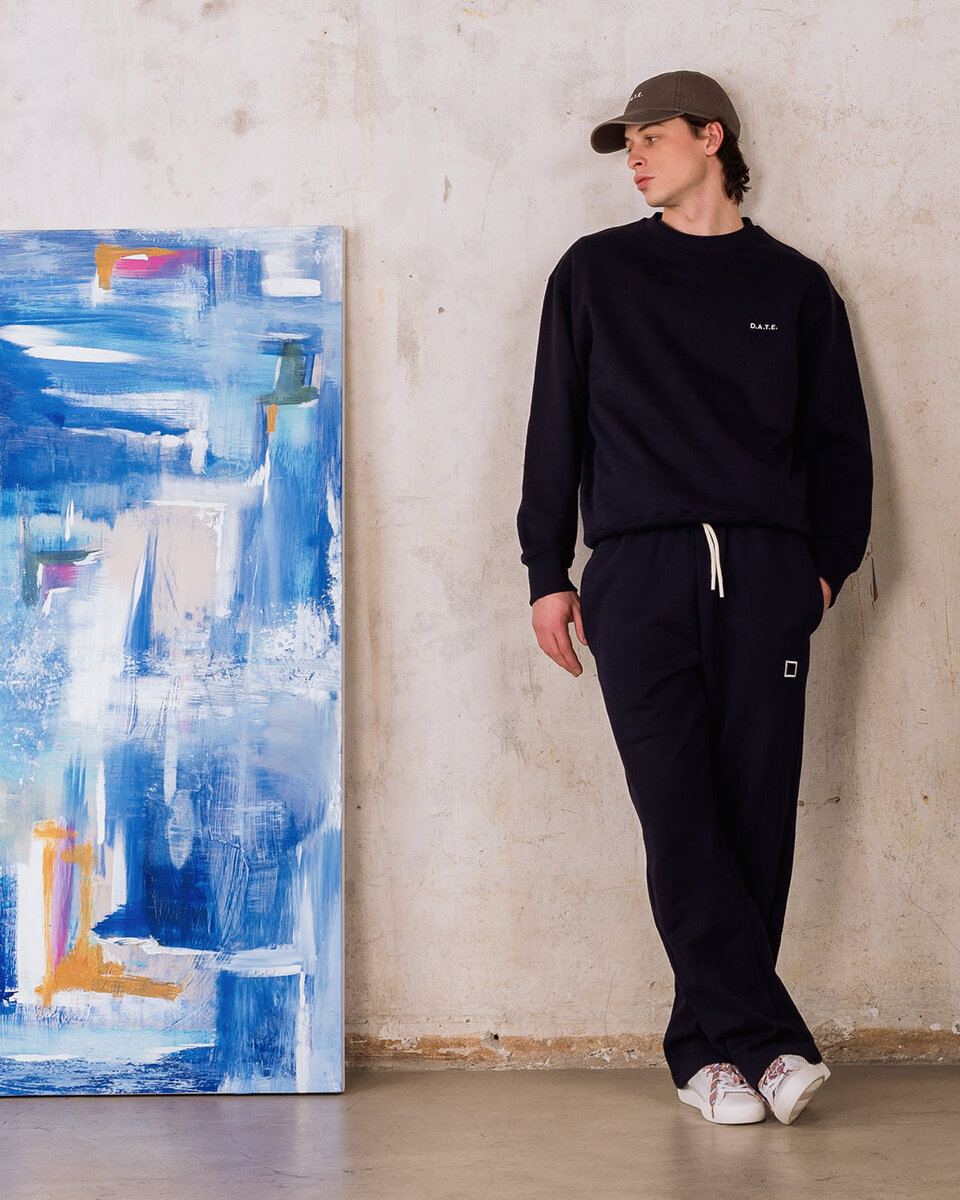 SUDADERA BÁSICA AZUL