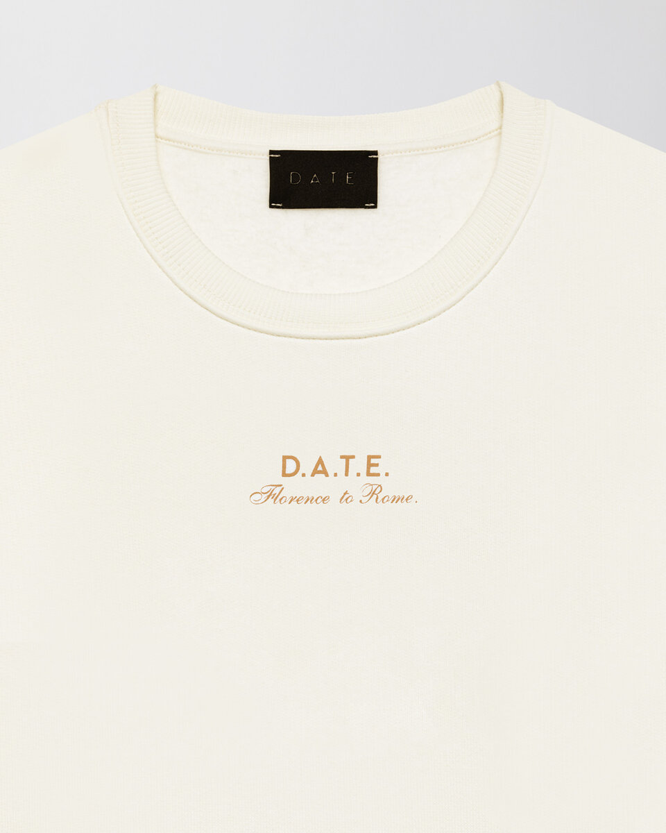 SUDADERA DATE ROME MARFIL