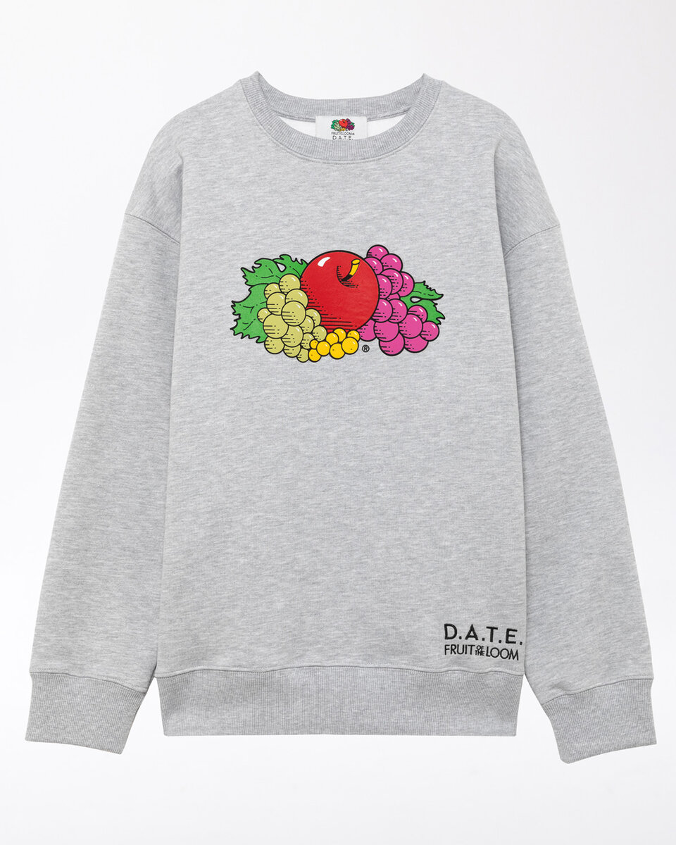 SUDADERA FRUIT GRIS